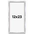 thumbnail image 1 of 12x23 Frame Silver Whitewashed Wood Grain Solid Wood Shadow Box | 0.75 Inch Moulding Width | 0.75, 1 of 8