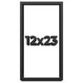 thumbnail image 1 of 12x23 Shadow Box Frame Black | 2 Inches Deep Real Wood Contemporary Shadowbox Display Frame | UV, 1 of 4