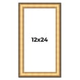thumbnail image 1 of 12x24 Frame Gold Plein Aire Solid Wood Picture Frame Width 2 Inches | Interior Frame Depth 0.5, 1 of 8