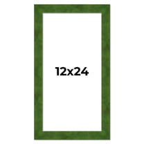 12x24 Frame Green Burl Solid Wood Picture Frame | 1.75 Inches Moulding Width | Interior Frame Depth
