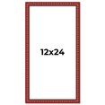 thumbnail image 1 of 12x24 Frame Red Solid Wood Picture Frame Width 1 Inches | Interior Frame Depth 0.375 Inches |, 1 of 8