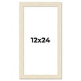 thumbnail image 1 of 12x24 Frame White Real Wood Picture Frame Width 1.5 inches | Interior Frame Depth 0.5 inches | Barn, 1 of 8