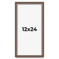 thumbnail image 1 of 12x24 Shadow Box Frame Brown | 1.125 inches Deep Real Wood Rustic Shadowbox Display Frame | UV, 1 of 5