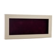 thumbnail image 1 of 12x24 White Washed Shadowbox Frame - Interior Size 12x24 with 3/4" Usable Depth - Brown Acid-Free Suede Backing, 1 of 6