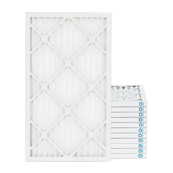 12x24x1 MERV 8 ( MPR 600, FPR 5-6 ) 1" Air Filters for AC & Furnace. Case of 12. Exact Size: 11-1/2 x 23-1/2 x 3/4