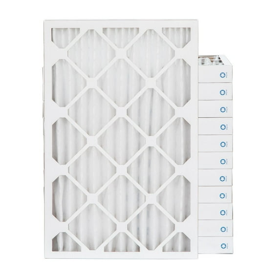 12x24x2 MERV 11 ( MPR 1000, FPR 7-8 ) Pleated 2" Air Filters for AC and Furnace. Case of 12. Exact Size: 11-3/8 x 23-3/8 x 1-3/4