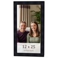 thumbnail image 1 of 12x25 Frame Black Passaggi Solid Wood Picture Frame Width 1.5 Inches | Interior Depth 0.5 Inches |, 1 of 8