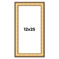 thumbnail image 1 of 12x25 Frame Gold Plein Aire Solid Wood Picture Frame Width 2 Inches | Interior Frame Depth 0.5, 1 of 8