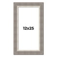 thumbnail image 1 of 12x25 Frame Grey Real Wood Picture Frame Width 2.75 Inches | Interior Frame Depth 0.5 Inches |, 1 of 8