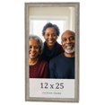 thumbnail image 1 of 12x25 Frame Grey Solid Wood Picture Frame Width 1 Inches | Interior Frame Depth 0.5 Inches |, 1 of 8