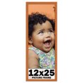 thumbnail image 1 of 12x25 Frame Honey Pecan Brown Picture Frame - Modern Photo Frame Includes UV Acrylic Shatter Guard, 1 of 8