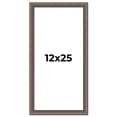 thumbnail image 1 of 12x25 Frame Silver Real Wood Picture Frame Width 1.25 Inches | Interior Frame Depth 0.5 Inches |, 1 of 8