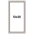 thumbnail image 1 of 12x25 Frame Silver Real Wood Picture Frame Width 1.25 Inches | Interior Frame Depth 0.5 Inches |, 1 of 8