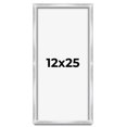thumbnail image 1 of 12x25 Frame Silver Whitewashed Wood Grain Solid Wood Shadow Box | 0.75 Inch Moulding Width | 0.75, 1 of 8
