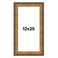 thumbnail image 1 of 12x25 Frame Vintage Gold Solid Wood Picture Frame | 2.5 Inch Moulding Width | Ornate Bronze Museo, 1 of 8