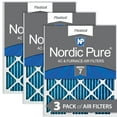 thumbnail image 1 of 12x25x1 (11_3/4x24_3/4) Pleated MERV 7 Air Filters 3 Pack, 1 of 7