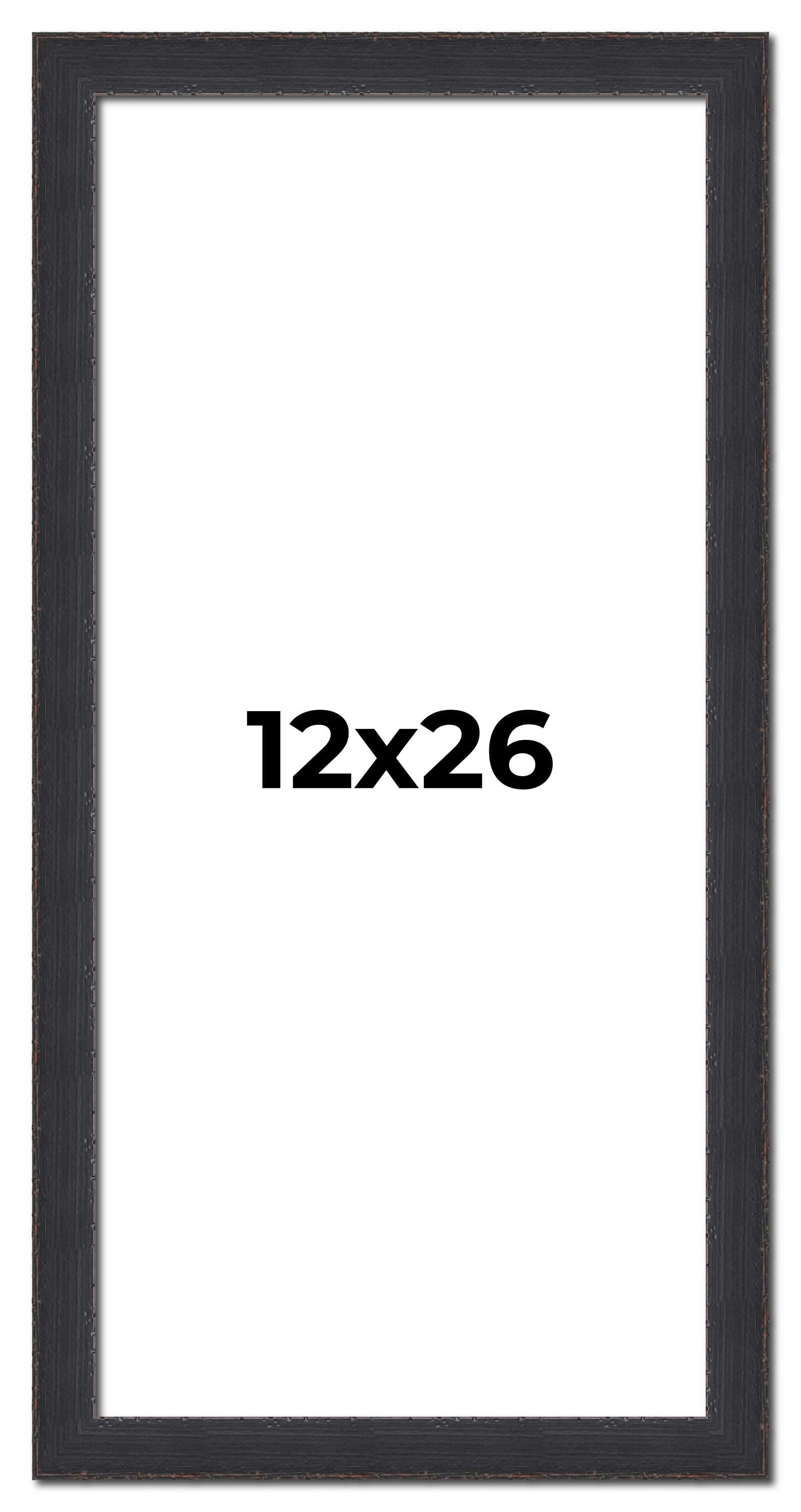 12x26-Frame-Black-Real-Wood-