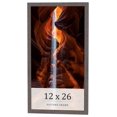 thumbnail image 1 of 12x26 Frame Blue Kingsley Pewter Solid Wood Picture Frame Width 0.75 Inches |Interior Depth 0.5, 1 of 8