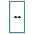 thumbnail image 1 of 12x26 Frame Blue Rustic Barnwood Solid Wood Picture Frame Width 1.25 Inches | Interior Depth 0.5, 1 of 8