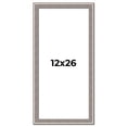 thumbnail image 1 of 12x26 Frame Grey Real Wood Picture Frame Width 1.25 inches | Interior Frame Depth 0.5 inches | Hans, 1 of 8