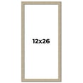 thumbnail image 1 of 12x26 Frame Grey Solid Wood Picture Frame Width 1 Inches | Interior Frame Depth 0.5 Inches |, 1 of 8