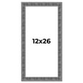 thumbnail image 1 of 12x26 Frame Silver Black Rustic Sonoma Solid Wood Picture Frame | 1.5 Inch Moulding Width |, 1 of 8