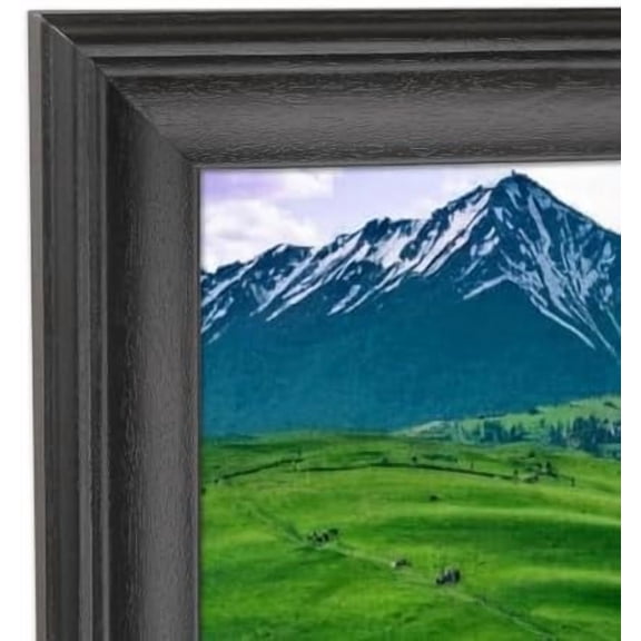 12x26 Picture Frame Solid Wood Black Suitable for Panoramic Photo/Poster/Painting/Puzzle (A23B1226)$$Home Decor, Kitchen, & Other