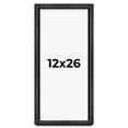 thumbnail image 1 of 12x26 Shadow Box Frame Grey Charcoal Black | 0.875 Inches Deep | Solid Wood Shadowbox Display Frame, 1 of 8
