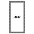 thumbnail image 1 of 12x27 Frame Silver Black Rustic Sonoma Solid Wood Picture Frame | 1.5 Inch Moulding Width |, 1 of 8