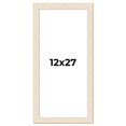 thumbnail image 1 of 12x27 Frame White Real Wood Picture Frame Width 1.5 inches | Interior Frame Depth 0.5 inches | Barn, 1 of 8