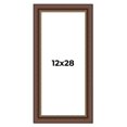 thumbnail image 1 of 12x28 Copper and Brown Real Wood Picture Frame Width 2 inches | Interior Frame Depth 0.5 inches |, 1 of 8