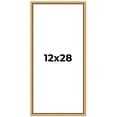 thumbnail image 1 of 12x28 Frame Beaded Gold Solid Wood Picture Frame | 0.75 Inches Moulding Width | Liscio Oro, 1 of 8