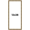 thumbnail image 1 of 12x28 Frame Gold Kingsley Distressed Solid Wood Picture Frame Width 0.75 Inches | Interior Frame, 1 of 8