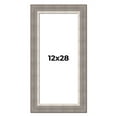 thumbnail image 1 of 12x28 Frame Grey Real Wood Picture Frame Width 2.75 Inches | Interior Frame Depth 0.5 Inches |, 1 of 8