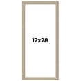 thumbnail image 1 of 12x28 Frame Grey Solid Wood Picture Frame Width 1 Inches | Interior Frame Depth 0.5 Inches |, 1 of 8