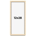 thumbnail image 1 of 12x28 Shadow Box Frame Brown | 0.875 Inches Deep Real Wood Contemporary Shadowbox Display Frame |, 1 of 5