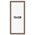 thumbnail image 1 of 12x28 Shadow Box Frame Brown | 1.125 inches Deep Real Wood Rustic Shadowbox Display Frame | UV, 1 of 5