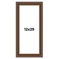 thumbnail image 1 of 12x29 Copper and Brown Real Wood Picture Frame Width 2 inches | Interior Frame Depth 0.5 inches |, 1 of 8