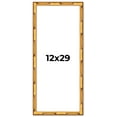 thumbnail image 1 of 12x29 Frame Gold Bamboo Solid Wood Picture Frame | 1 Inch Moulding Width | Interior Frame Depth, 1 of 8