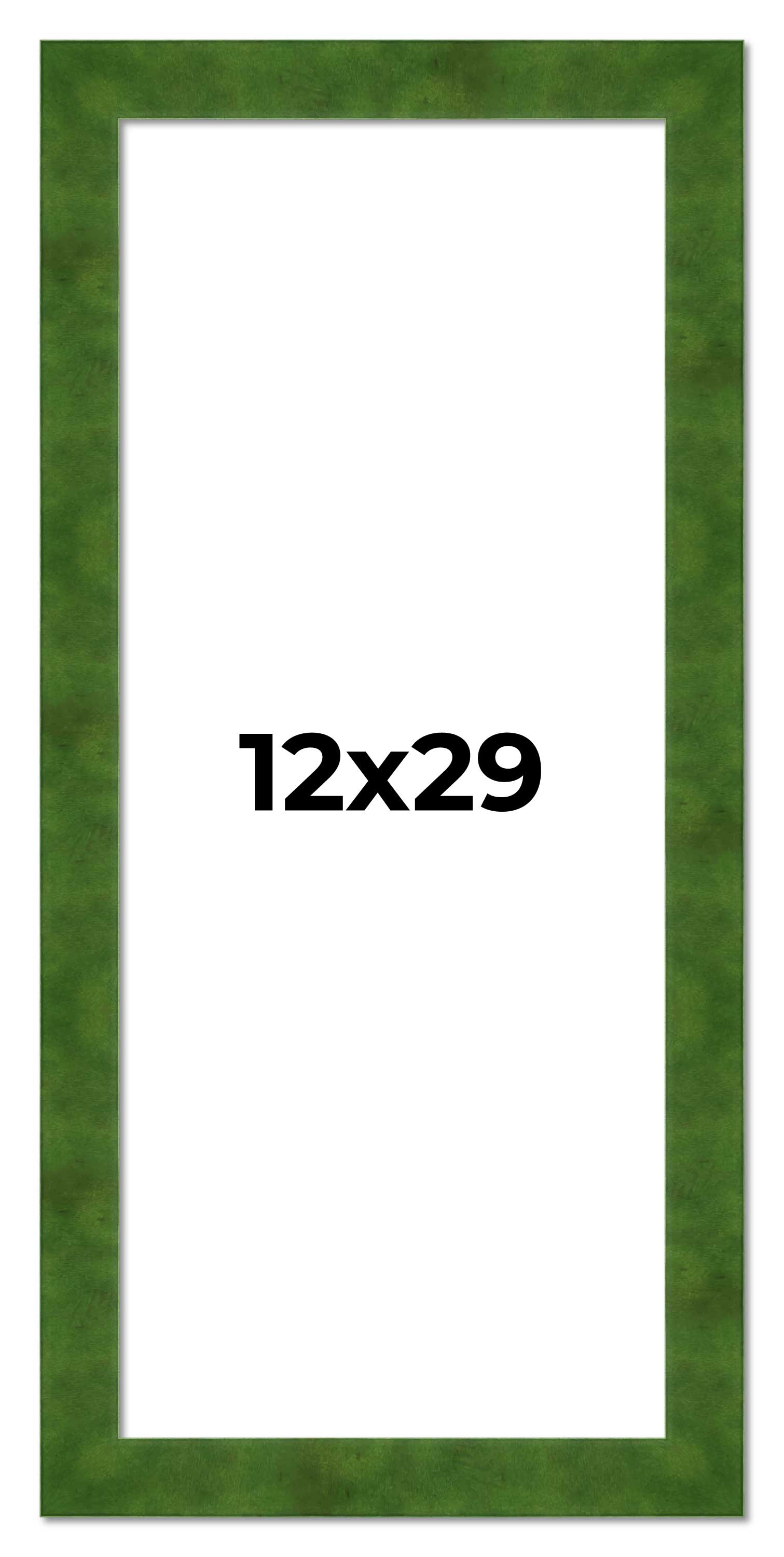 12x29 Frame Green Burl Solid Wood Picture Frame | 1.75 Inches Moulding ...