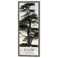 thumbnail image 1 of 12x30 Frame Blue Kingsley Pewter Solid Wood Picture Frame Width 0.75 Inches |Interior Depth 0.5, 1 of 8