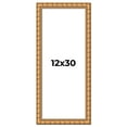 thumbnail image 1 of 12x30 Frame Gold Real Wood Picture Frame Width 1.5 inches | Interior Frame Depth 0.5 inches |, 1 of 8