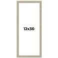 thumbnail image 1 of 12x30 Frame Grey Solid Wood Picture Frame Width 1 Inches | Interior Frame Depth 0.5 Inches |, 1 of 8