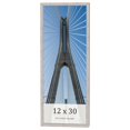 thumbnail image 1 of 12x30 Frame White Real Wood Picture Frame Width 0.75 inches | Interior Frame Depth 0.5 inches |, 1 of 8