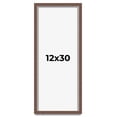 thumbnail image 1 of 12x30 Shadow Box Frame Brown | 1.125 inches Deep Real Wood Rustic Shadowbox Display Frame | UV, 1 of 5