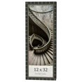 thumbnail image 1 of 12x32 Frame Black Bamboo Solid Wood Picture Frame Width 1.5 Inches | Interior Frame Depth 0.5, 1 of 8