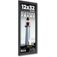 thumbnail image 1 of 12x32 Frame Black Passaggi Solid Wood Picture Frame Width 1.5 Inches | Interior Depth 0.5 Inches |, 1 of 8