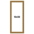 thumbnail image 1 of 12x32 Frame Black and Gold Distressed Solid Wood Sonoma Picture Frame | 1.625 Inch Moulding Width |, 1 of 8