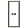 thumbnail image 1 of 12x32 Frame Brown Solid Wood Picture Frame | 1.75 Inch Moulding Width | Austin Frame Complete with, 1 of 8