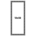 thumbnail image 1 of 12x32 Frame Silver Black Rustic Sonoma Solid Wood Picture Frame | 1.5 Inch Moulding Width |, 1 of 8